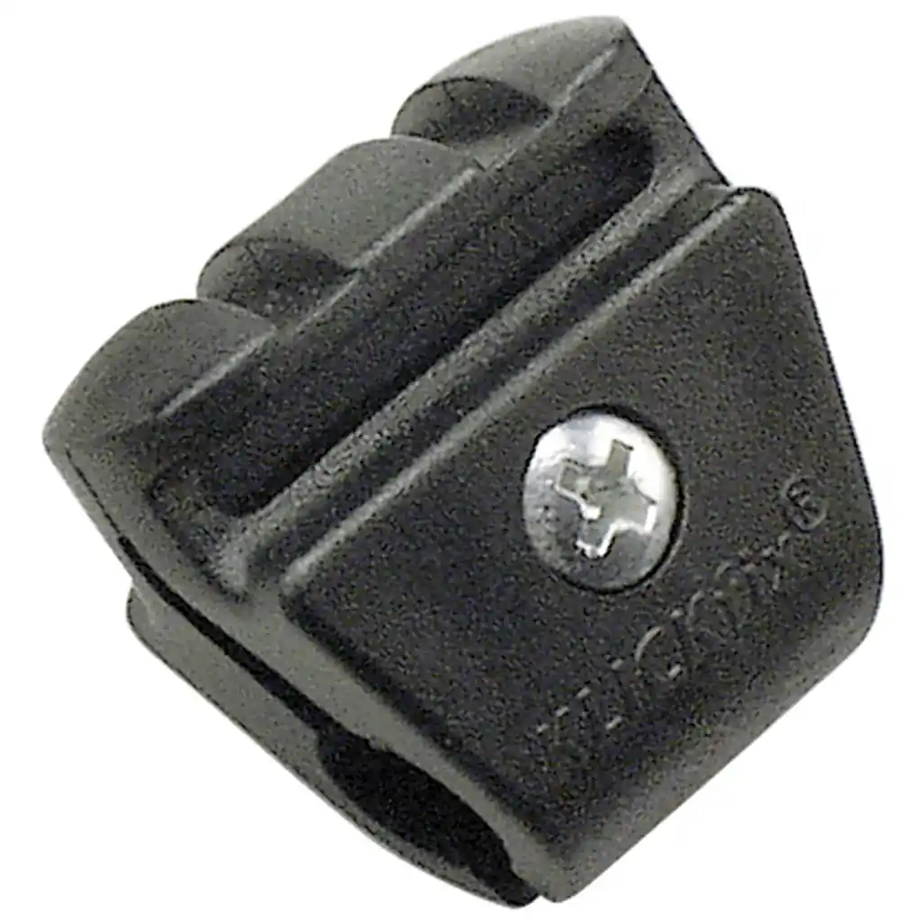 KLICKfix Sattel Adapter mit Seilschlosshalter  schwarz