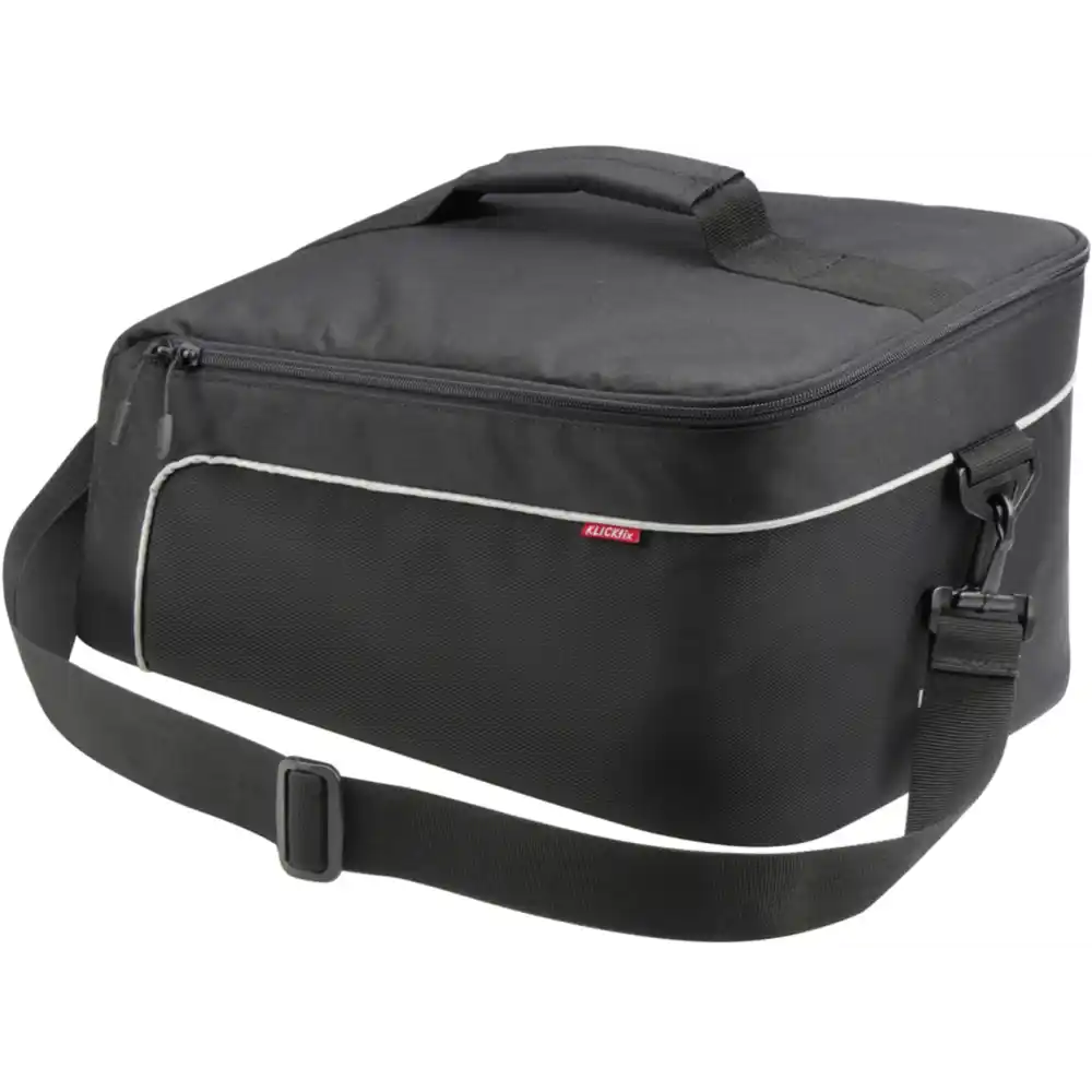 KLICKfix Rackpack XL mit KLICKfix UniKlip 2 Adapter schwarz Gepäckträgertasche