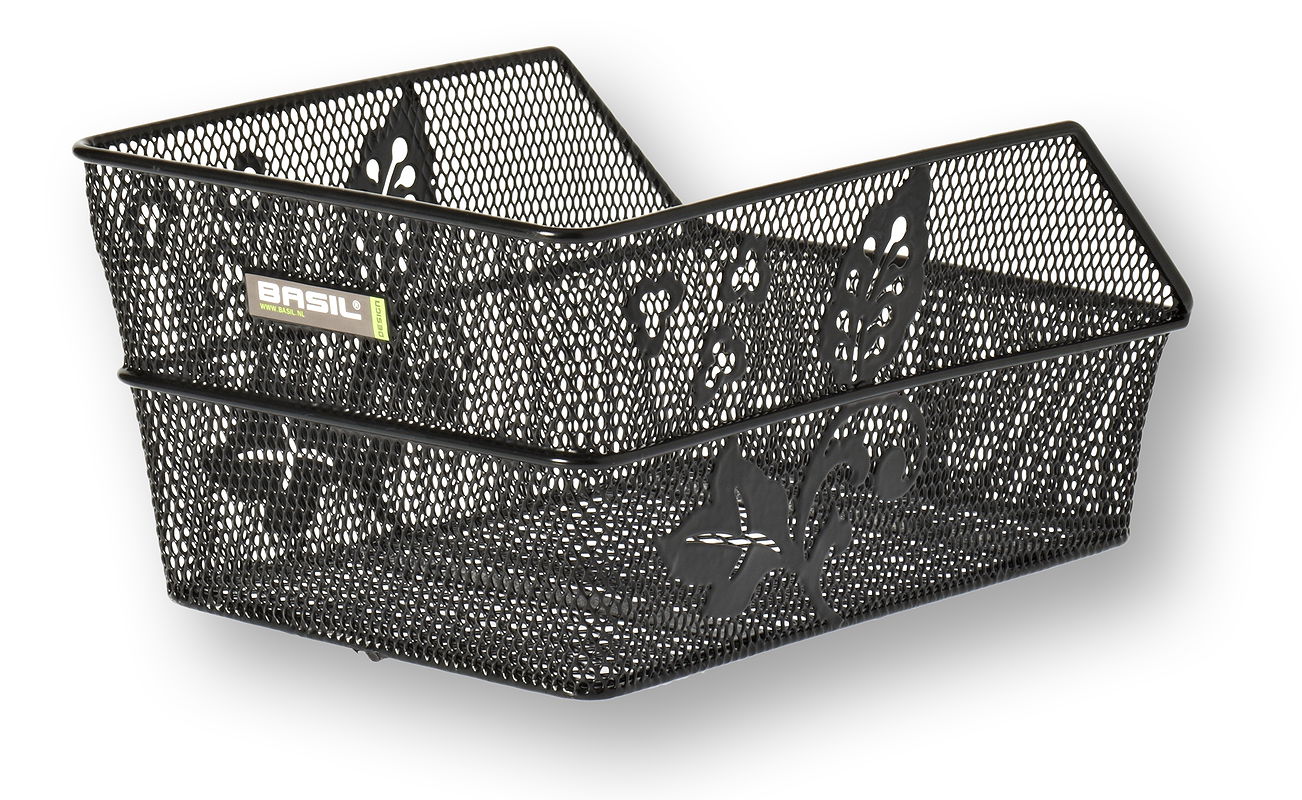 Basil HR-Schultaschenkorb Cento Flower  schwarz