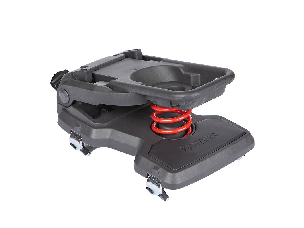 HAMAX Kindersitz-Gepäckträger-Adapter für Caress, Zenith Relax, Amiga schwarz
