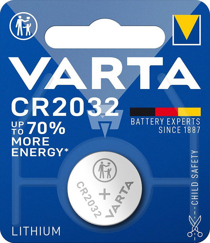 VARTA Knopfzelle CR2032 Lithium 230 mAh 3 V