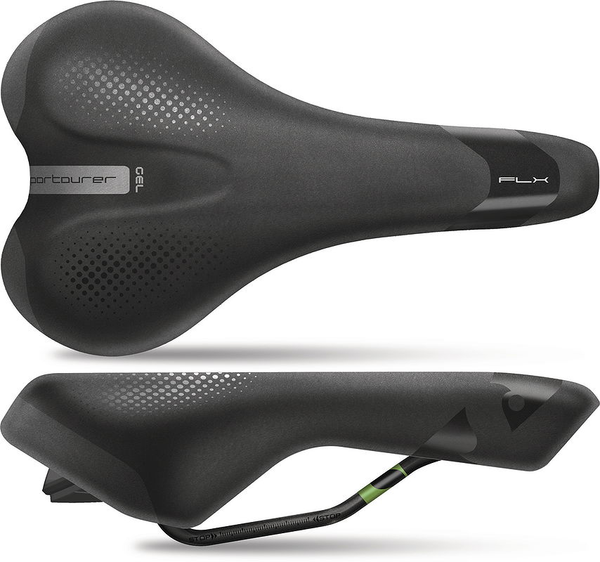 Sportourer Sport Sattel FLX Gel Classic Moderate  L270 x B160 mm / 440 g Herren SB-Verpack