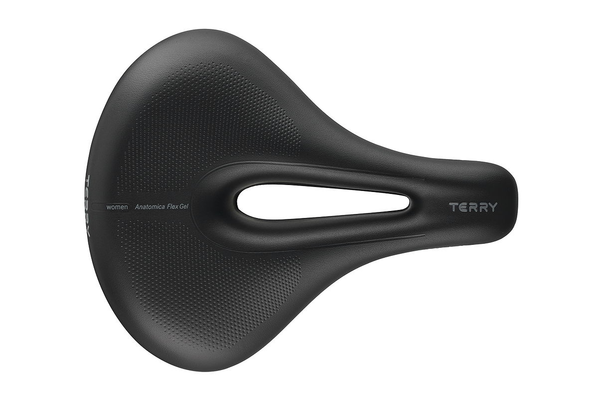 Terry City Sattel Anatomica Flex Gel Touring schwarz L265 x  B220 mm / 635 g Damen