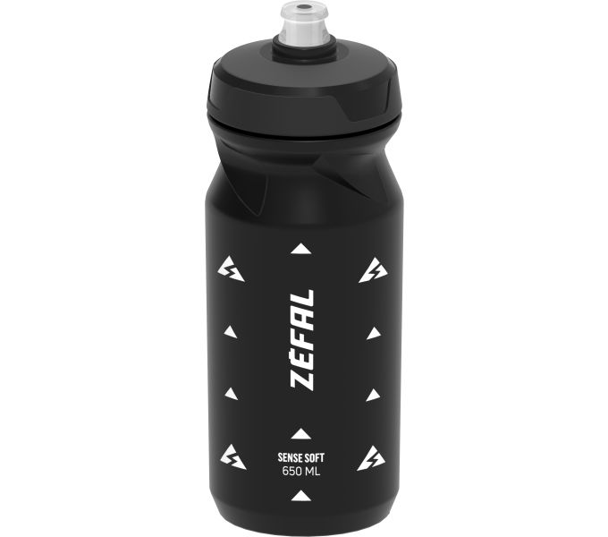 Trinkflasche Sense Soft Schwarz 650 ml