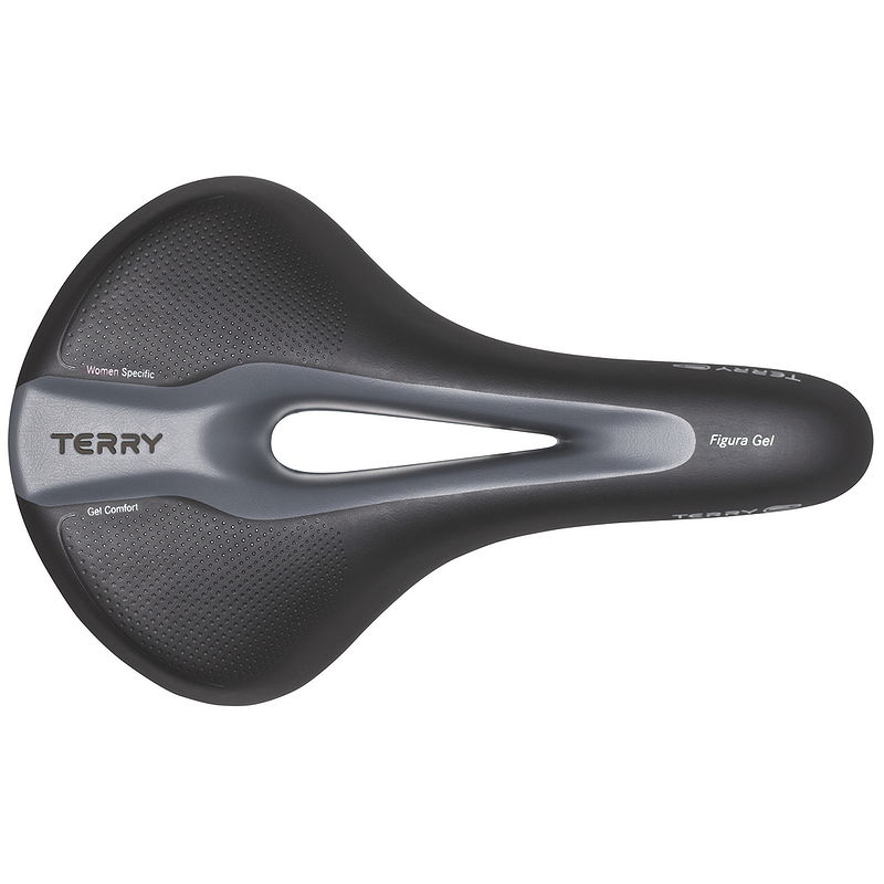 Terry Sport Sattel Figura Gel Fitness schwarz L268 x  B167 mm / 410 g Damen