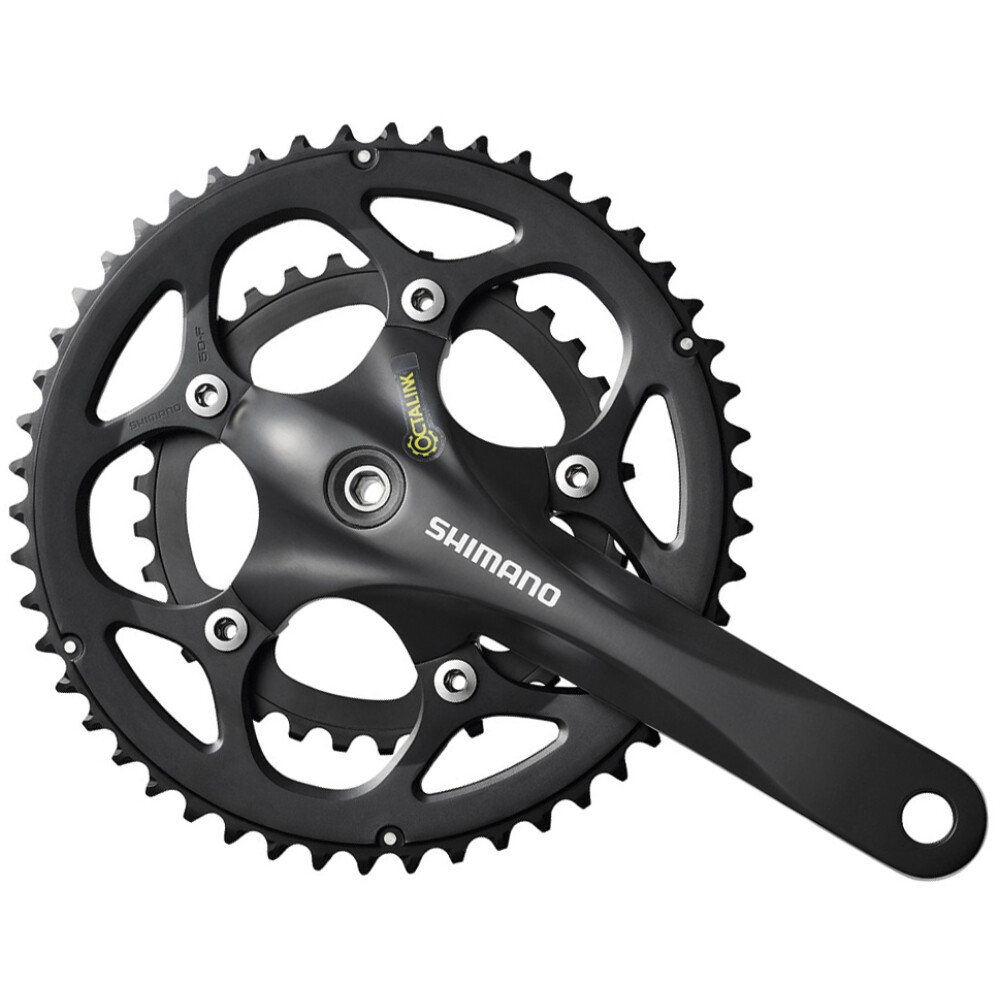 Kurbelgarnitur FC-R345 9-fach 170 mm 50-34 Zähne Schwarz