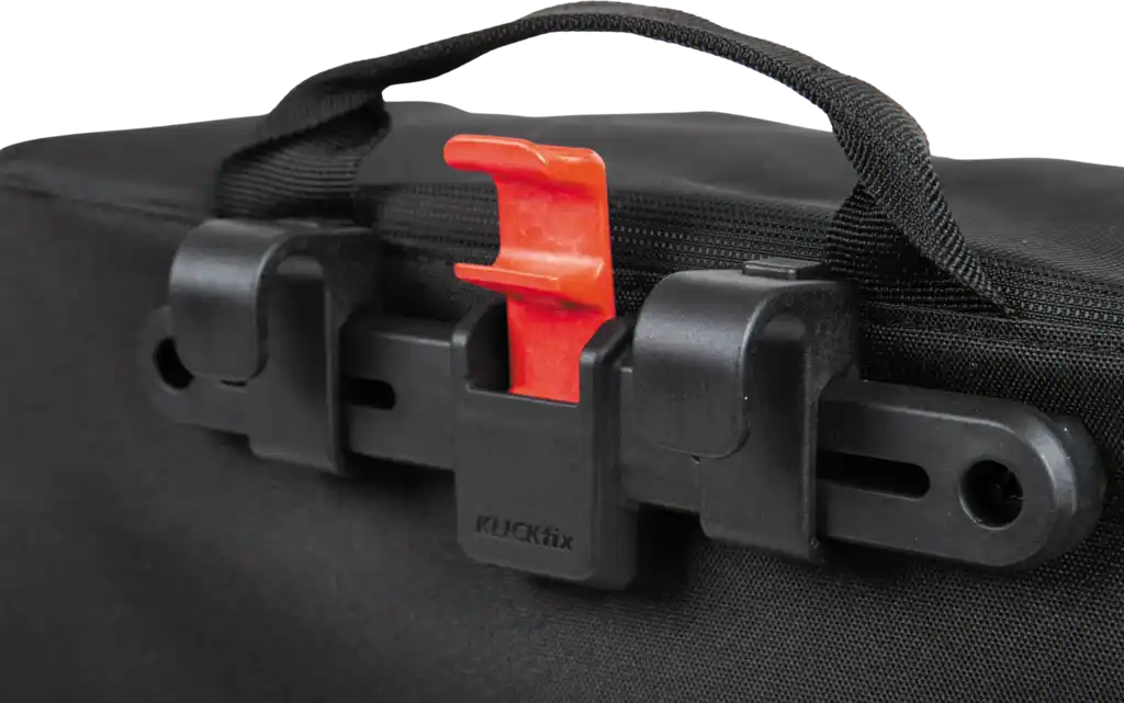 Norco Ohio City Shopper Seitentasche mit KLICKfix Kompakt Schiene mit variabler Hakenposition schwarz