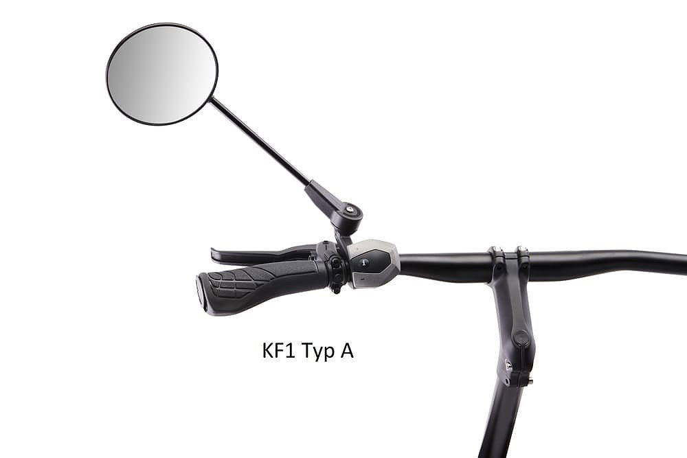 Krampe Lenkerspiegel KF1 Typ A, klappbar Lenkeraußenklemmung, links