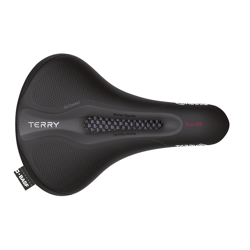 Terry Trekking Sattel Fisio GTC Gel Max Touring schwarz L255 x  B182 mm / 546 g Damen