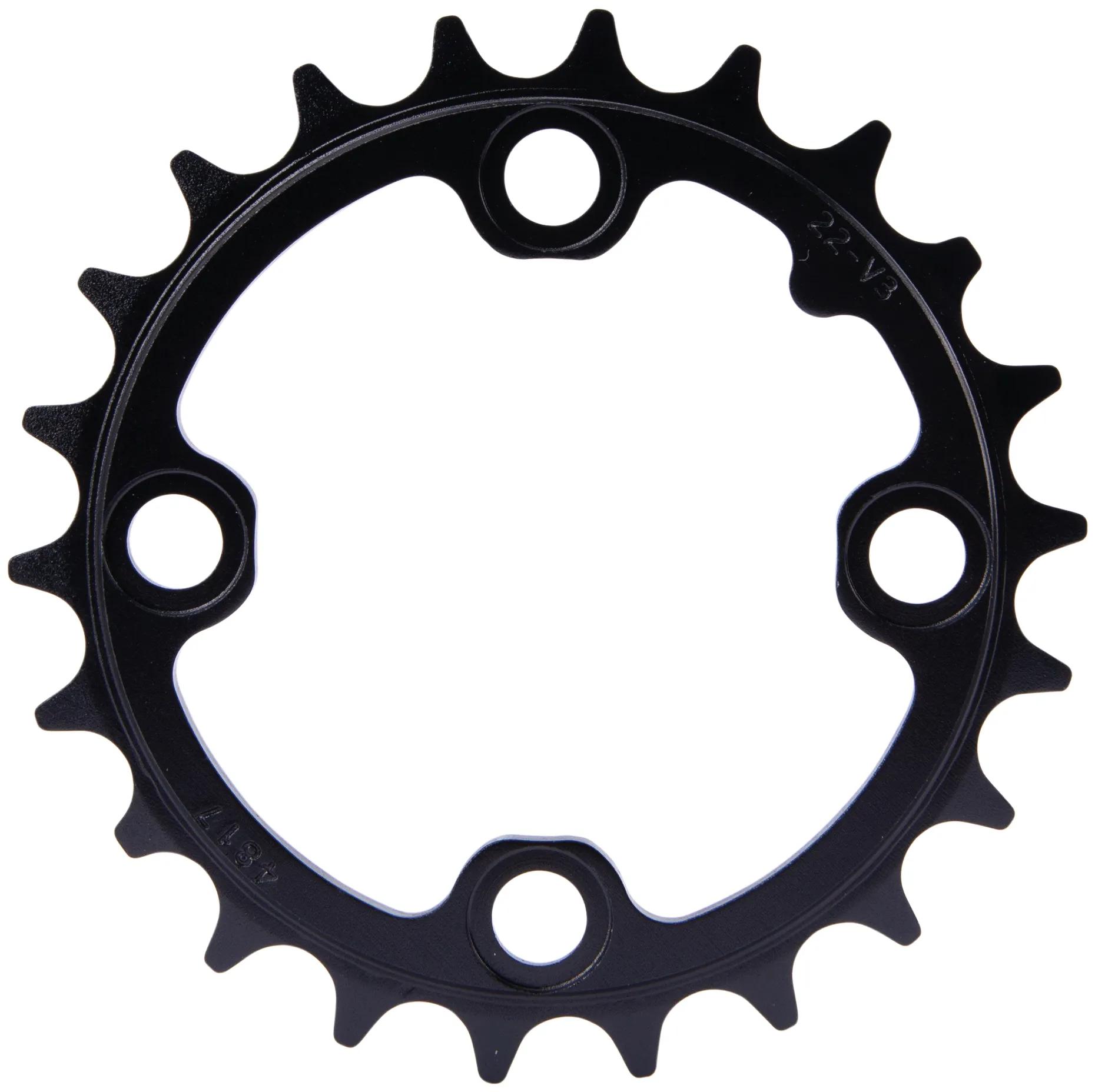 KETTENBLATT 22 Z. ALU BLAST BLACK HD
