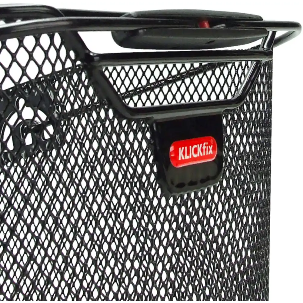 KLICKfix Gepäckträgerkorb Citymax mit KLICKfix GTA Adapter schwarz
