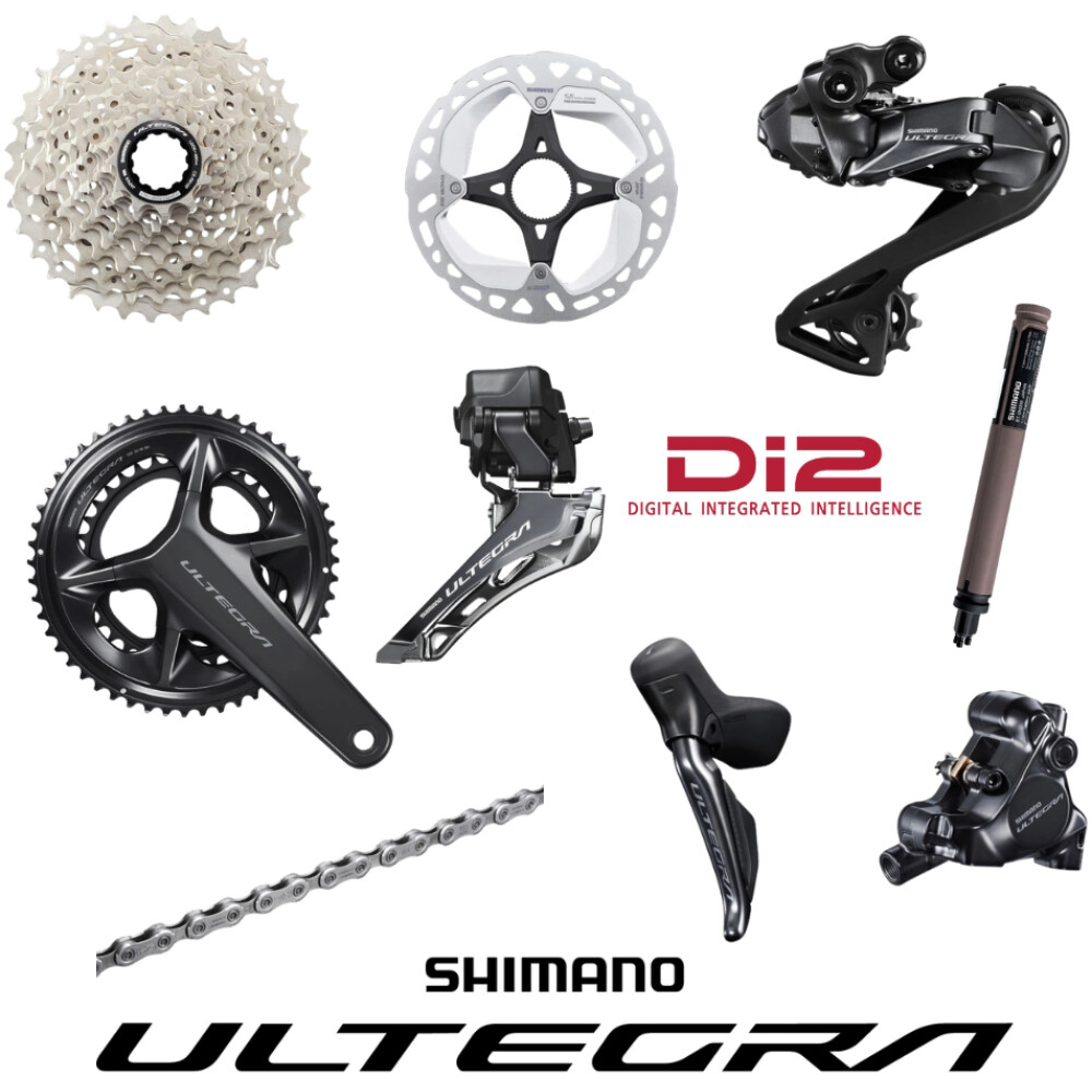 SHIMANO Gruppe Ultegra Di2 12 Fach, 170 mm, 50-34Z.