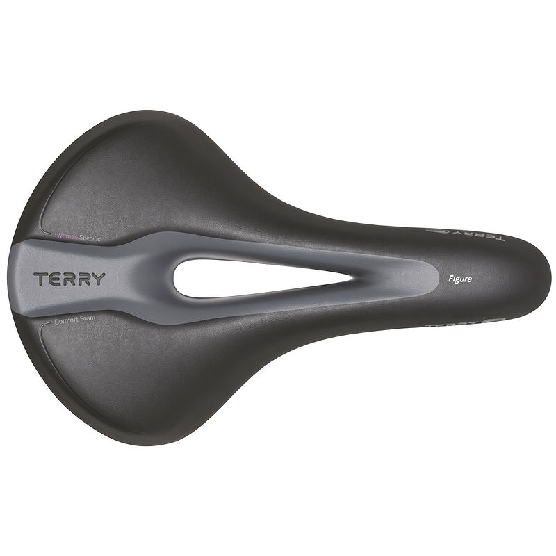 Terry Sport Sattel Figura Fitness schwarz L268 x  B167 mm / 385 g Damen