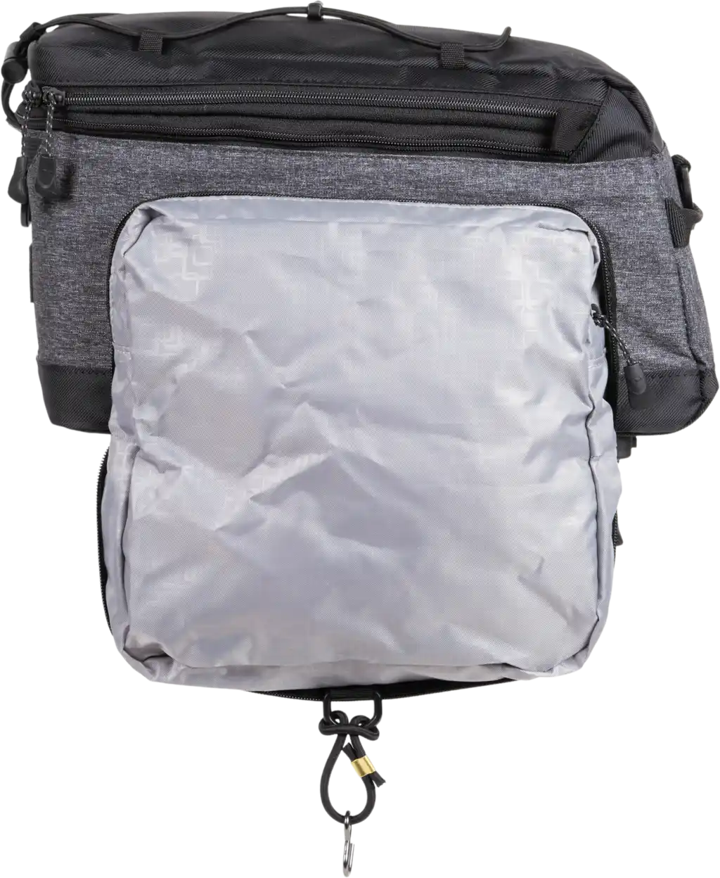 Norco Danbury Gepäckträgertaschen mit KLICKfix UniKlip 2 Adapter grau / schwarz