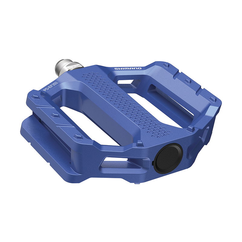 Shimano Plattformpedal PDEF202 blau EPDEF202B SB-Verpackung