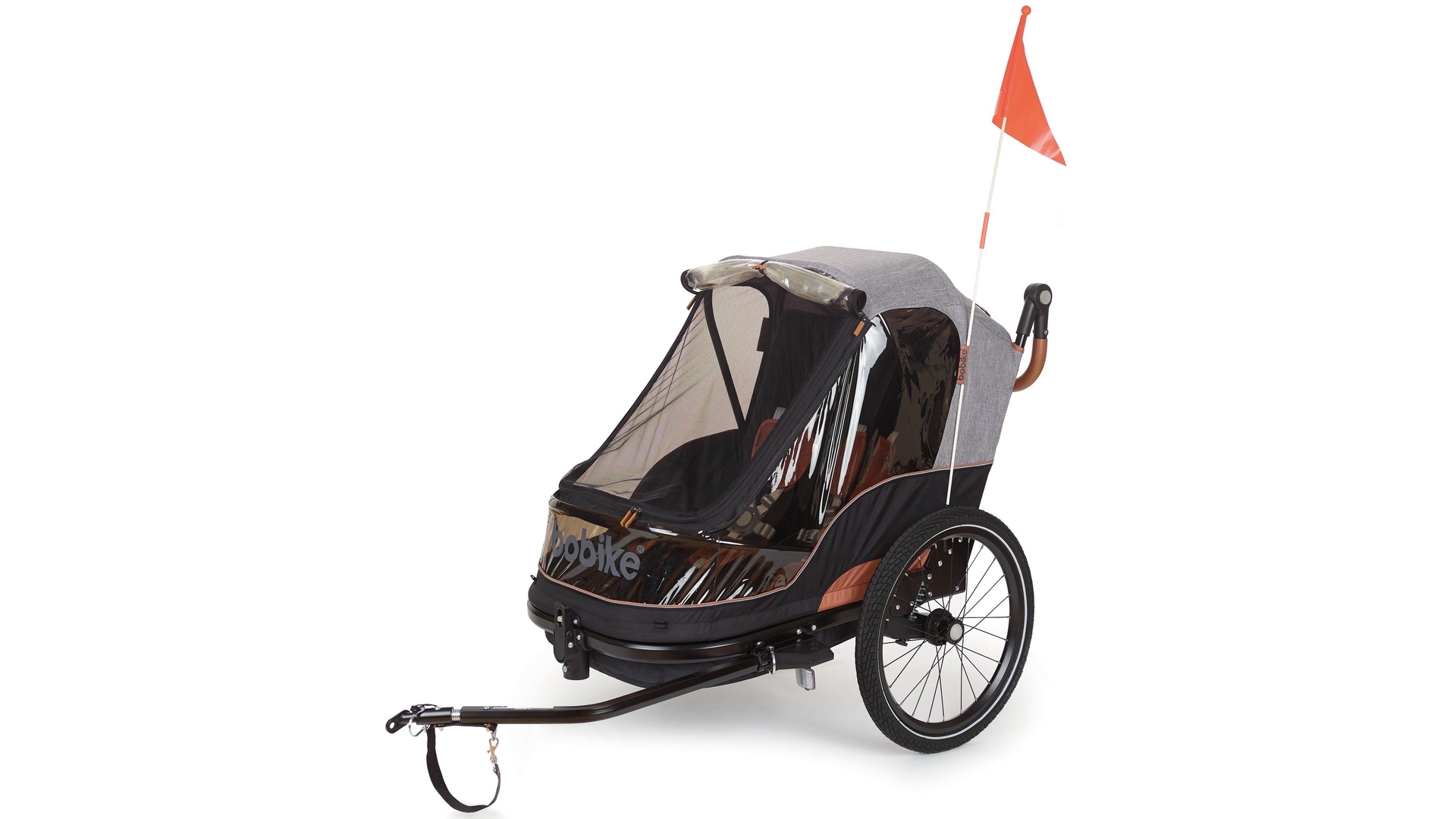 BOBIKE ANHAENGER TRAILER STROLLER GREY/BLUE