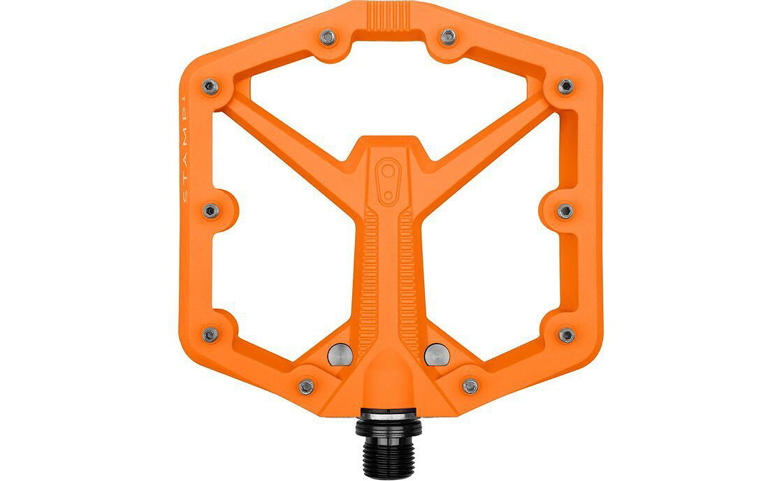 crankbrothers Plattformpedal Stamp 1 Gen 2 Large Größe L 43-49 orange  SB-Verpackung