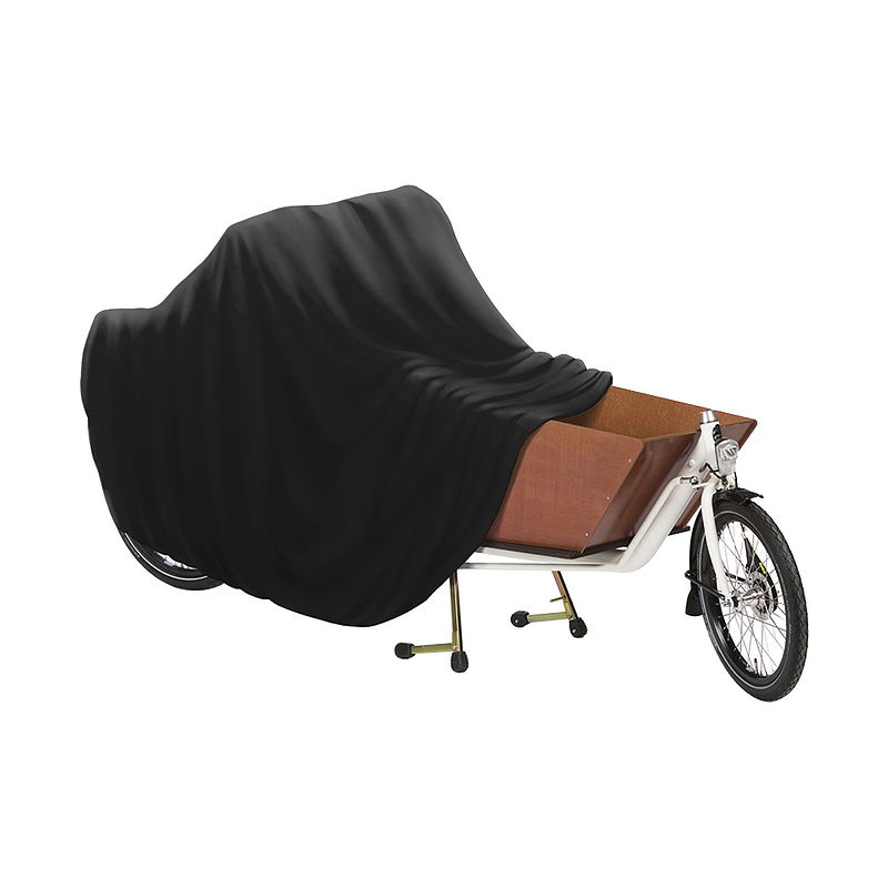 DS COVERS Fahrrad-Garage Outdoor Cargo-Bike für 2 Räder, ohne Regenzelt schwarz