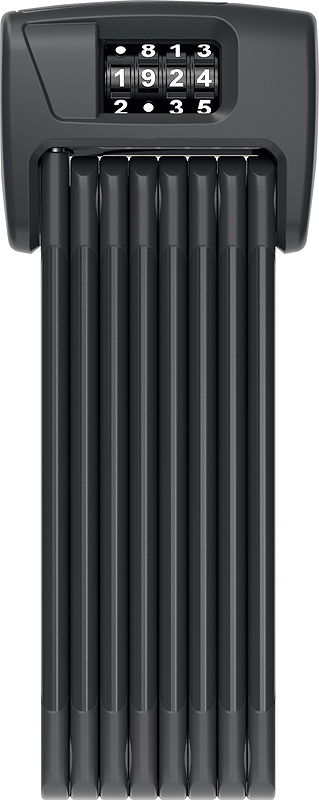 ABUS Zahlen-Faltschloss Bordo Combo 6000C BK SH schwarz 120 cm