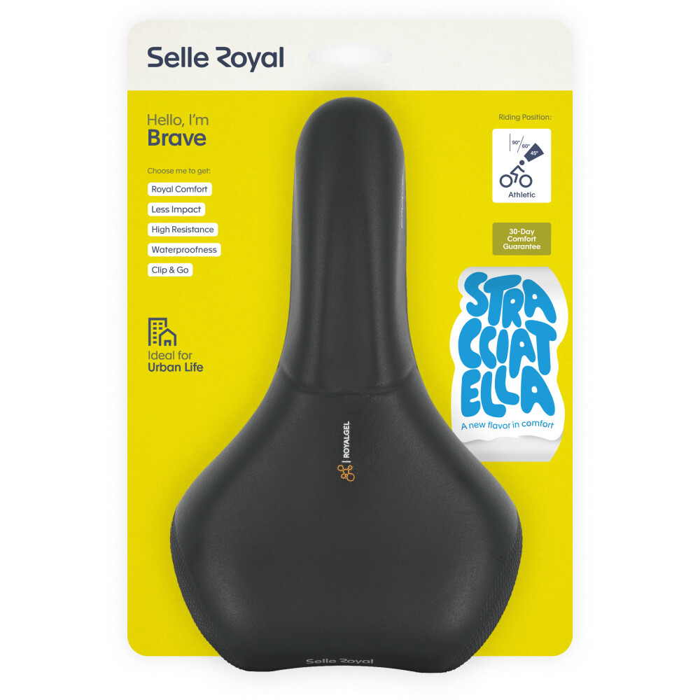 Selle Royal Fahrradsattel Brave Athletic Unisex - Stracciatella
