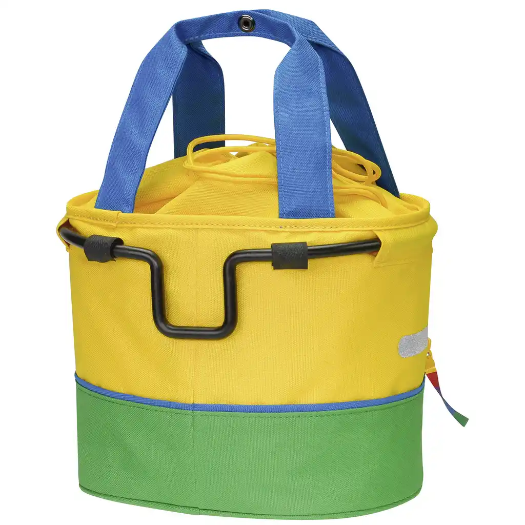 KLICKfix Lori Shopper  grün / gelb Lenkerkorb