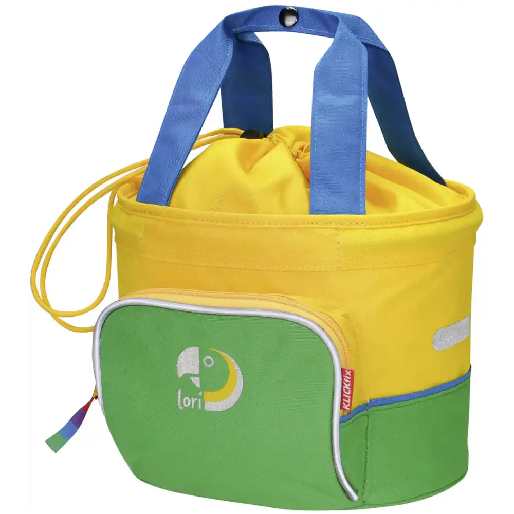 KLICKfix Lori Shopper  grün / gelb Lenkerkorb