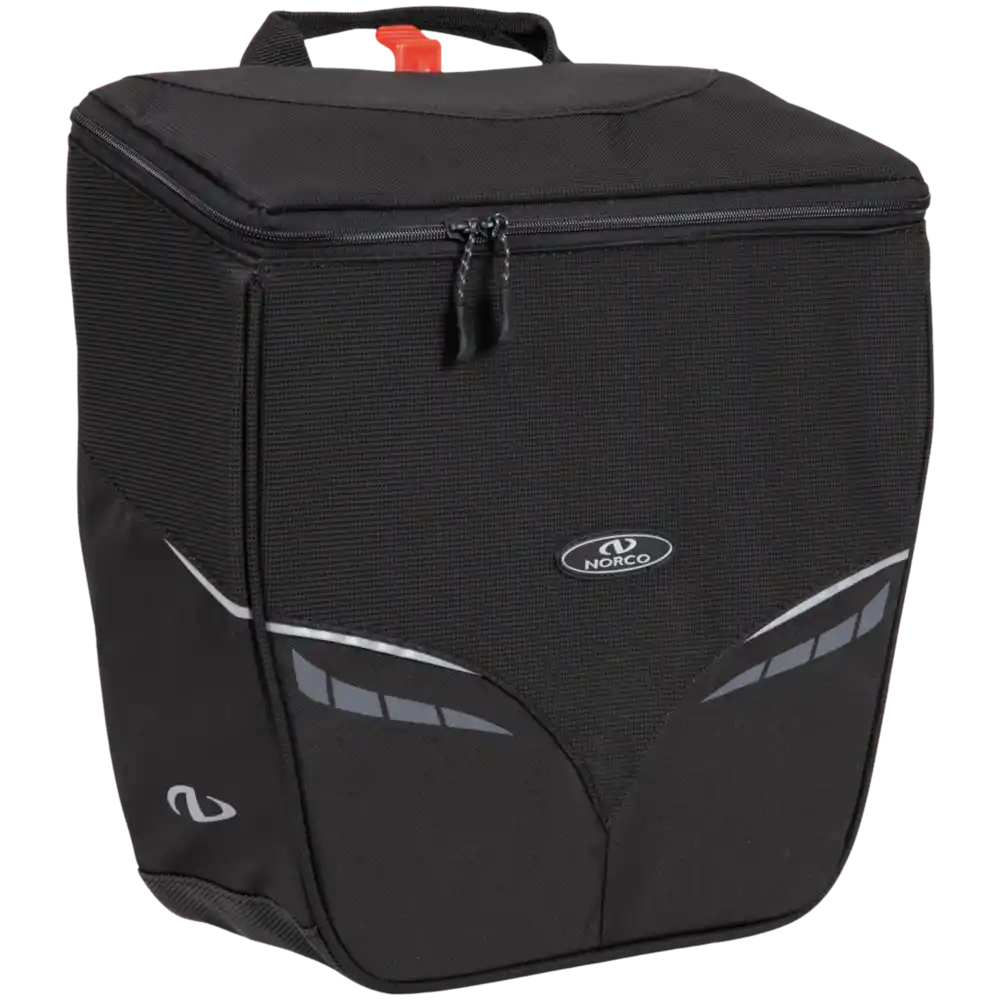 Norco Canmore City Tasche ISO mit KLICKfix Kompakt Schiene mit variabler Hakenposition schwarz Seitentasche