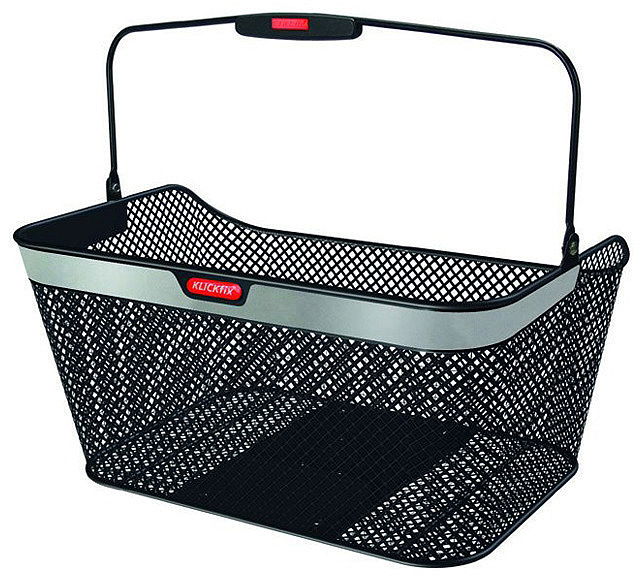 KLICKfix HR-Korb City Reflex schwarz Snapit