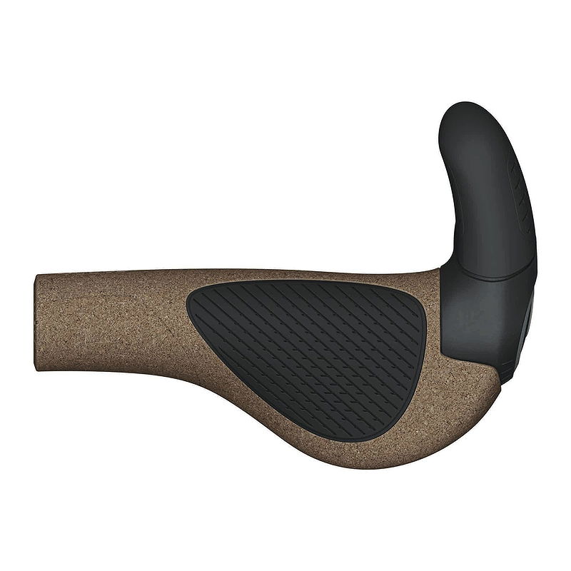 Ergon Lenkergriff GP2-S Evo Bio Kork mit Bar Ends kork/schwarz Small  lang/lang regular