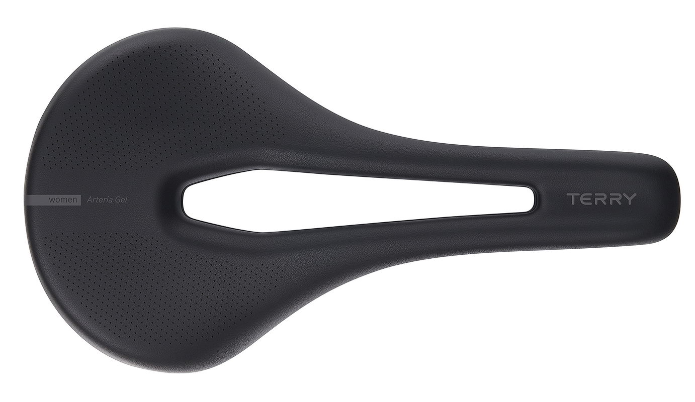 Terry Sport Sattel Butterfly Arteria Gel MTB/ Rennsattel schwarz L273 x  B165 mm / 275 g Da