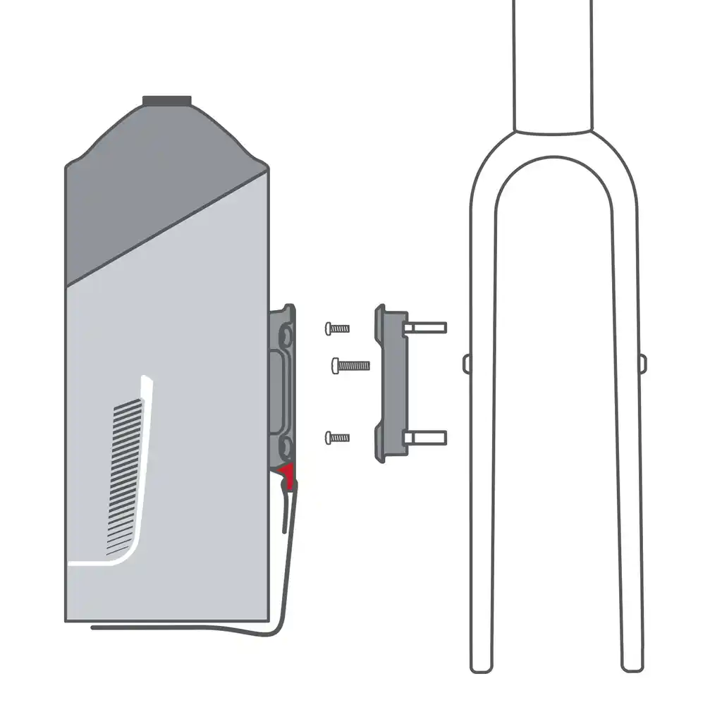 KLICKfix Duo Adapter Unifit  schwarz