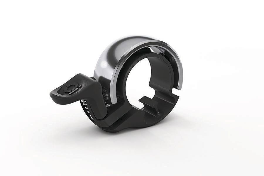 Knog Glocke Oi Classic Small 22,2 mm schwarz/silber poliert