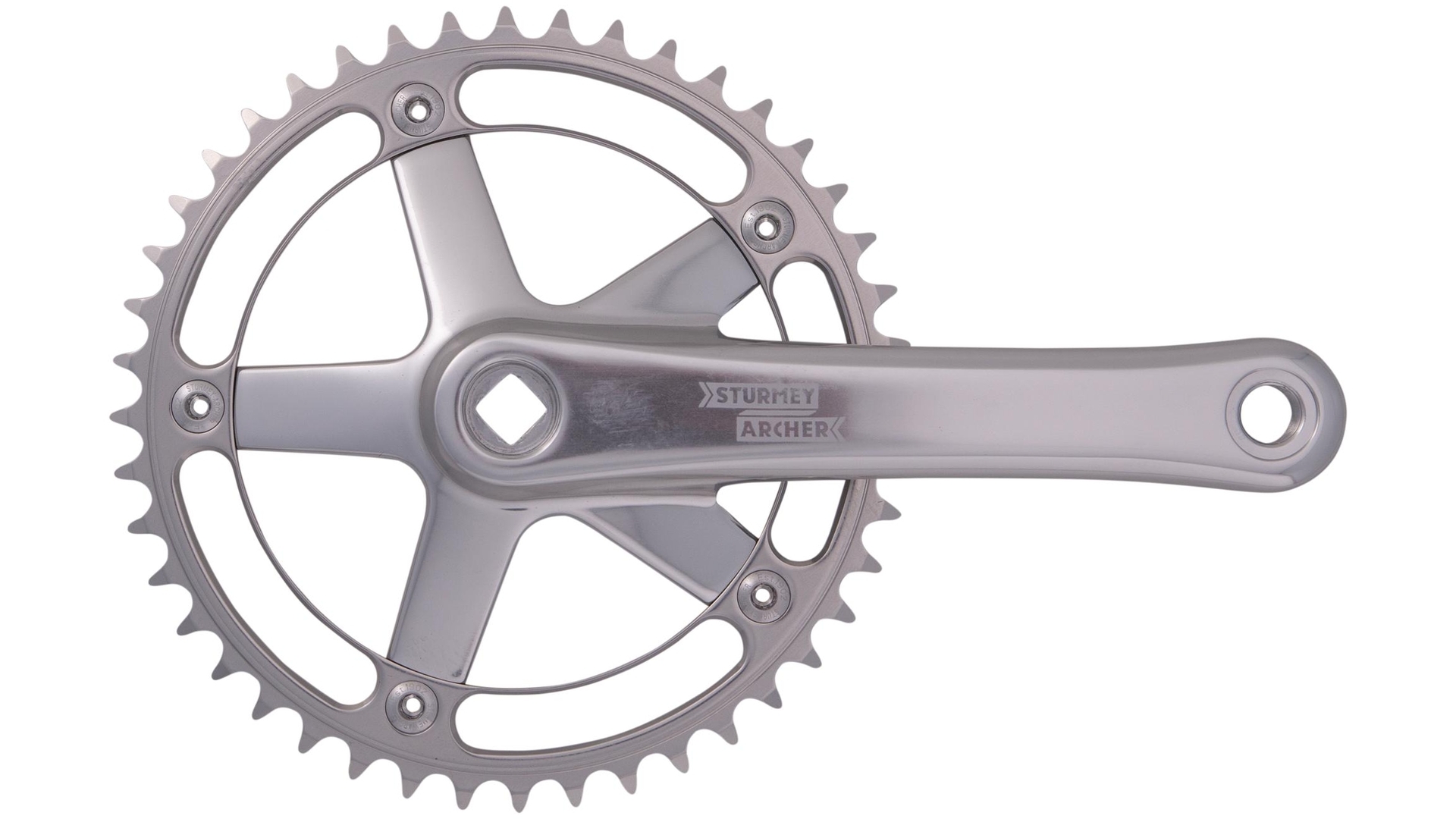 SINGLE KETTENRADGARNITUR 44 Z. 170 MM SILBER