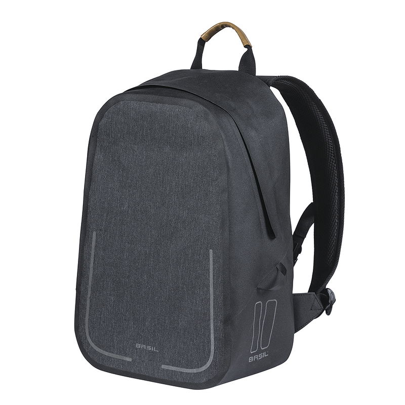 Basil Rucksack Urban Dry charcoal melee