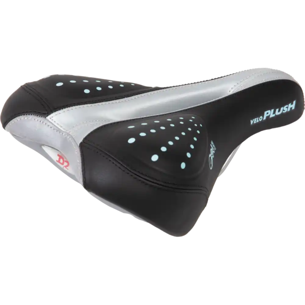 Velo Gel Zone Sportsattel Damen  schwarz / grau/blau
