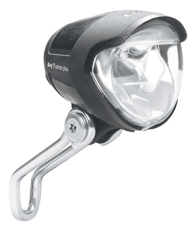 B&M Dynamo-Scheinwerfer Lumotec IQ Avy Tsenso plus schwarz 40 Lux 162RTSNDI