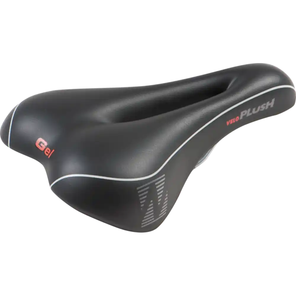 Velo Softgel Sportsattel Herren  schwarz / grau/weiss