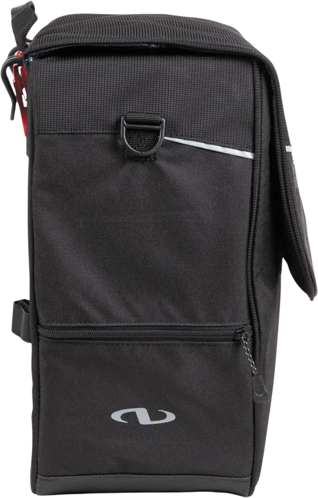 Norco Ohio City Shopper mit KLICKfix Vario Top Haken schwarz Seitentasche