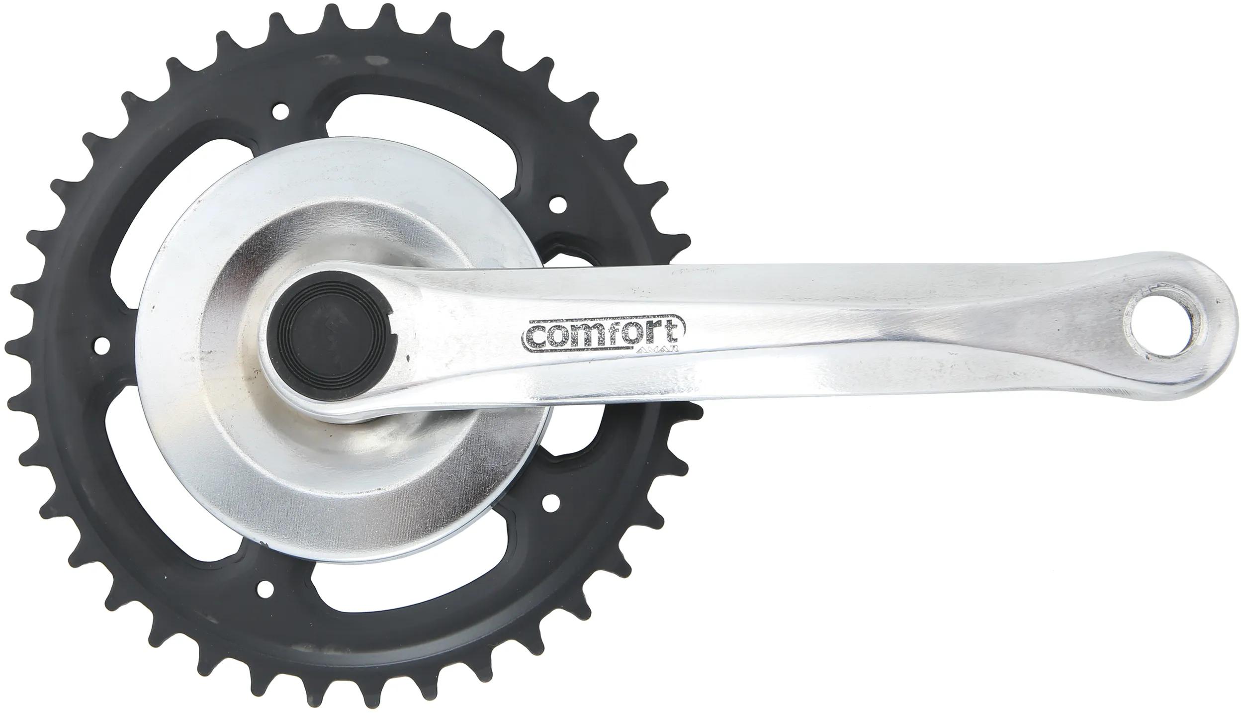 KRG ALU 4-KT.EINFACH 38Z. 170MM SCHW./SILBER