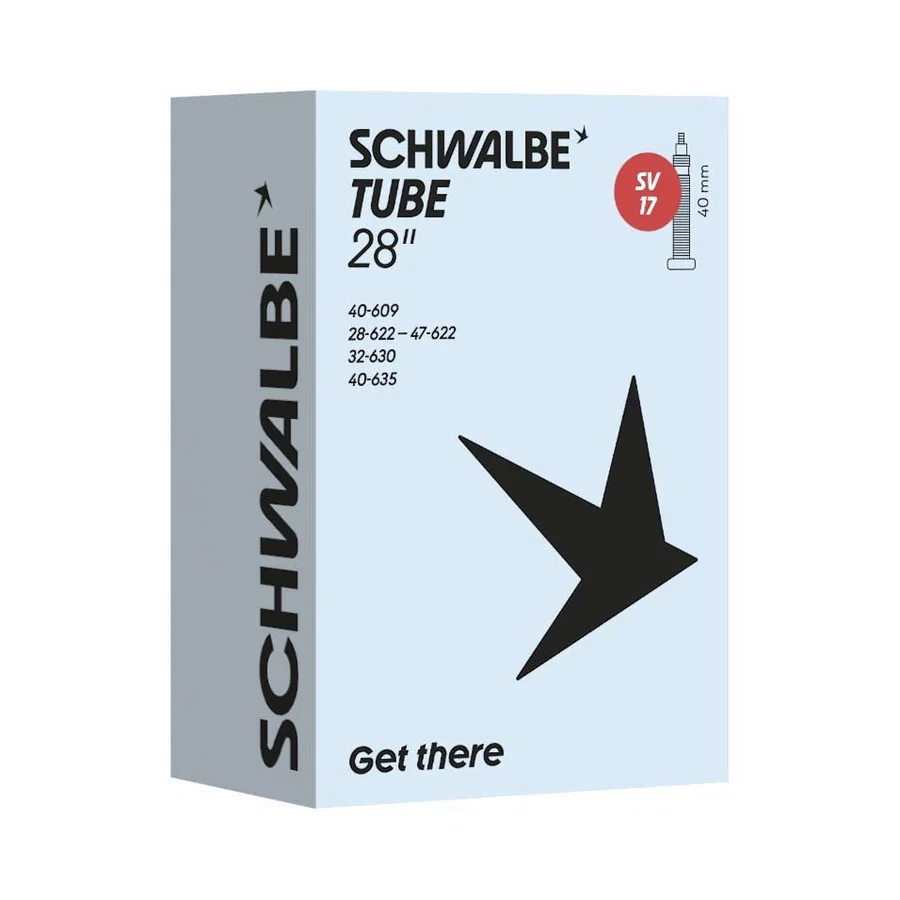 Schwalbe Fahrradschlauch SV Ventil Nr. 17  28" 40 mm 28/47-622/635