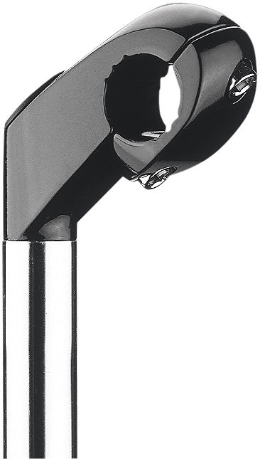 ergotec Vorbau Cat 2 Tube 40 mm schwarz-silber 25,4 mm 22,2 mm 35°