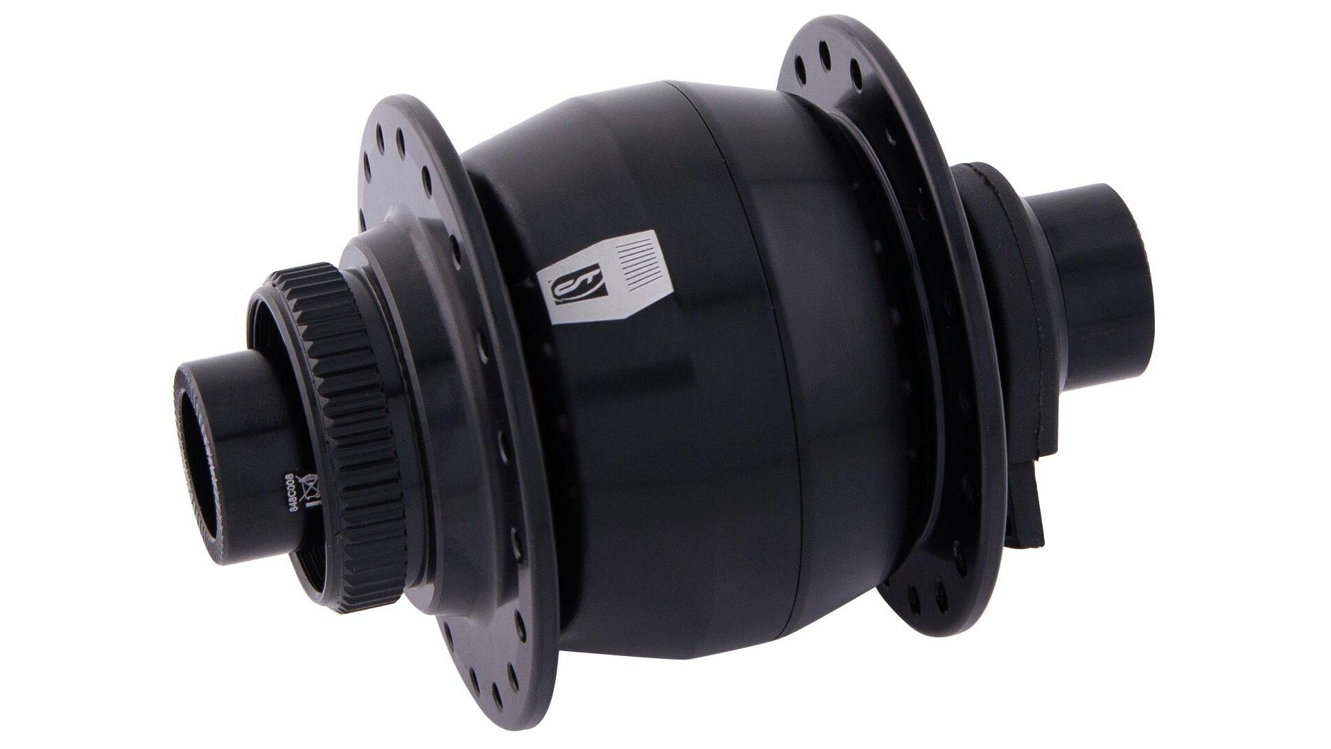 CONTEC Nabendynamo "Powerhouse Hub 1+" 36L. SCHWARZ