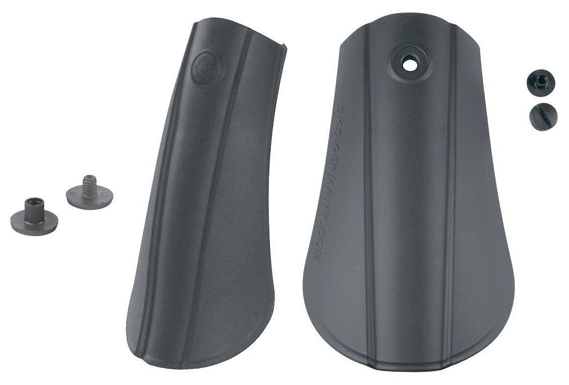 SKS Spoiler lang biegeelastisch schwarz