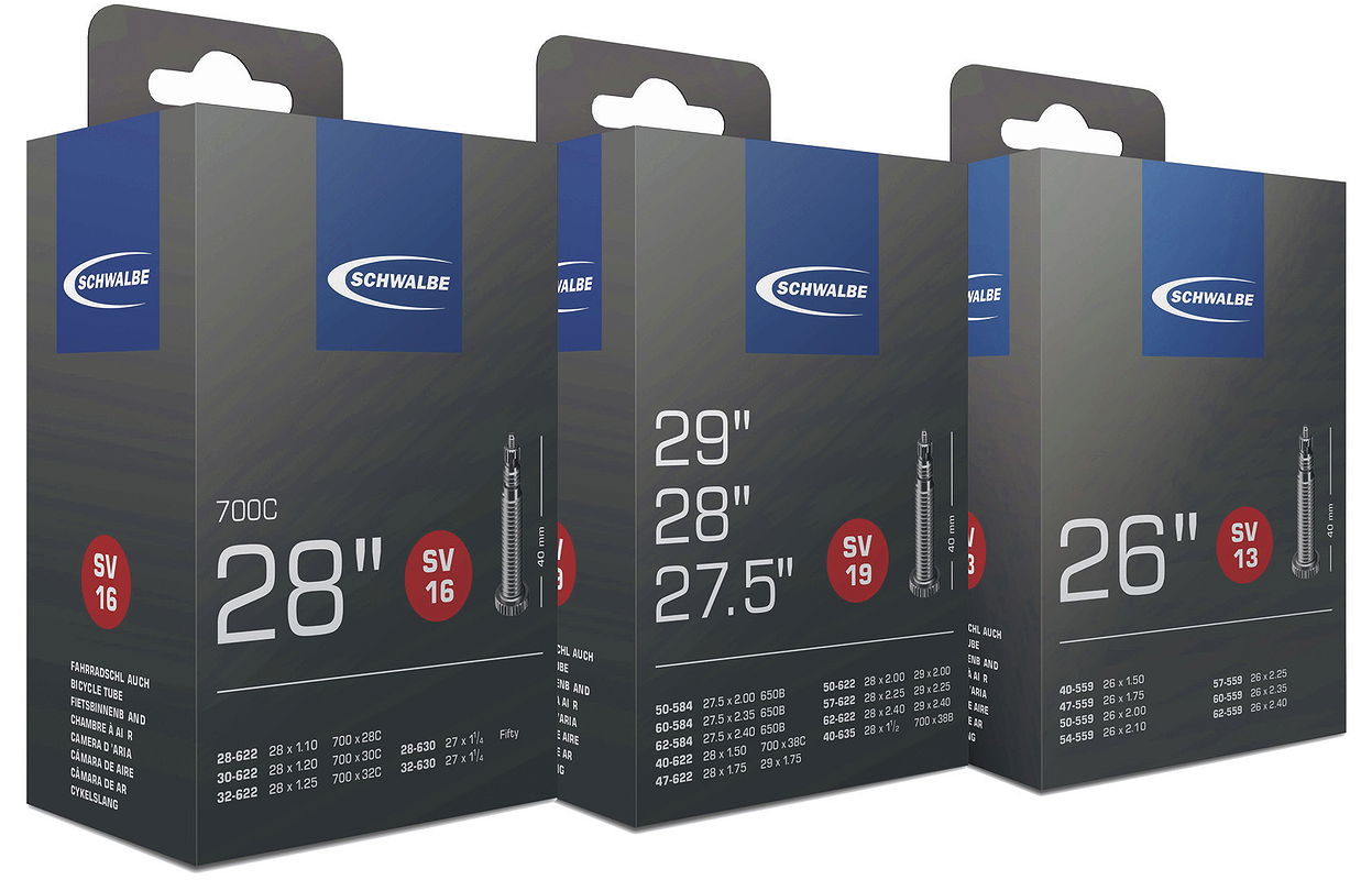 Schwalbe Fahrradschlauch SV Ventil Nr. 13  26" 40 mm 40/62-559