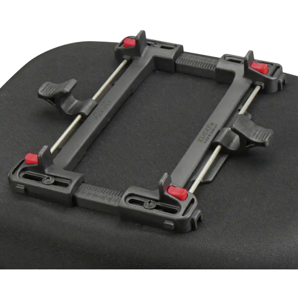 KLICKfix Reisenthel Bikebasket GT mit KLICKfix UniKlip 2 Adapter twist sky rose Gepäckträgerkorb