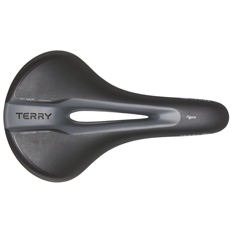 Terry Sport Sattel Figura Max Fitness schwarz L284 x  B177 mm / 255 g Herren