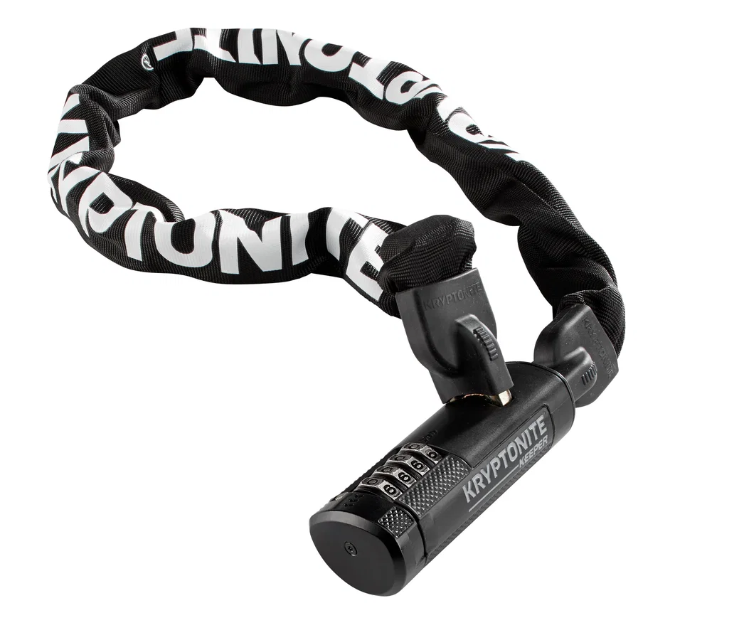 KRYPTONITE Kettenschloss Keeper 790 Combo I.C. 7 mm schwarz 90 cm