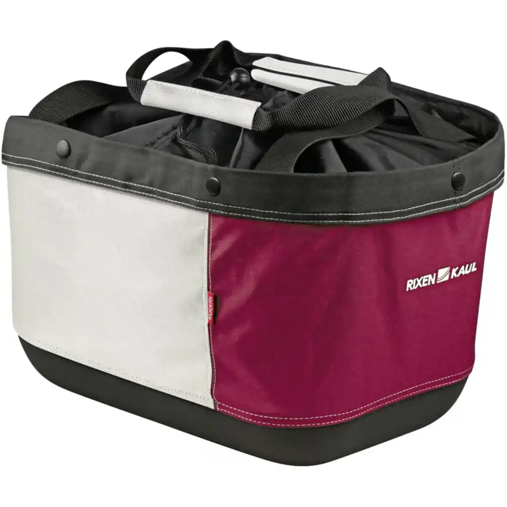 KLICKfix Gepäckträgertasche Shopper Alingo GT  rot/creme /  schwarz