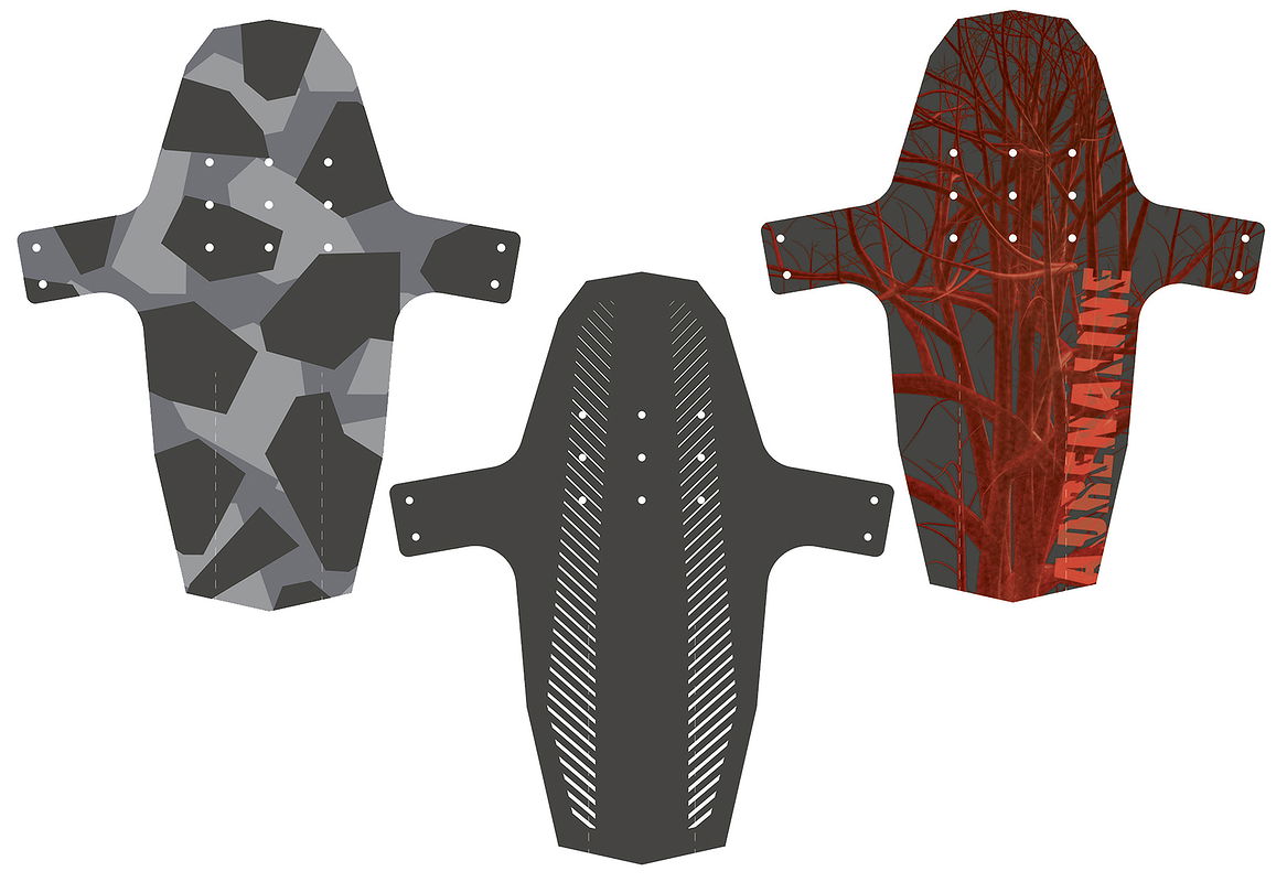 Hebie Vorderradspritzschutz SWAP Front camouflage 26" - 29" 0724 V E10