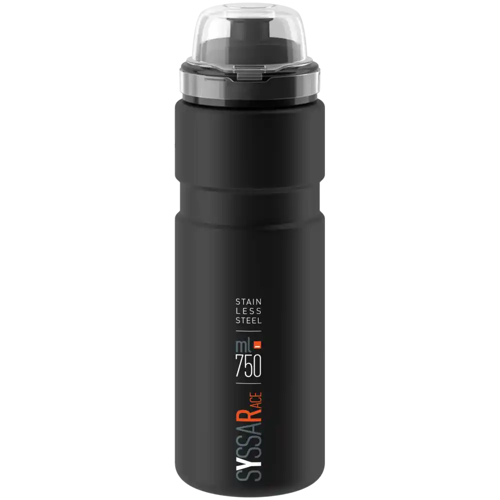 Elite Syssa Race Trinkflasche 750 ml schwarz matt